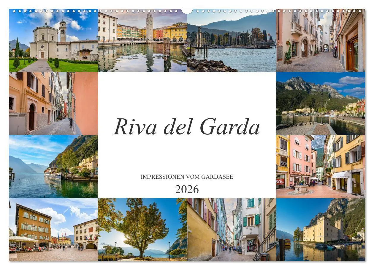 Cover: 9783457607565 | Riva del Garda Impressionen vom Gardasee (Wandkalender 2026 DIN A2...